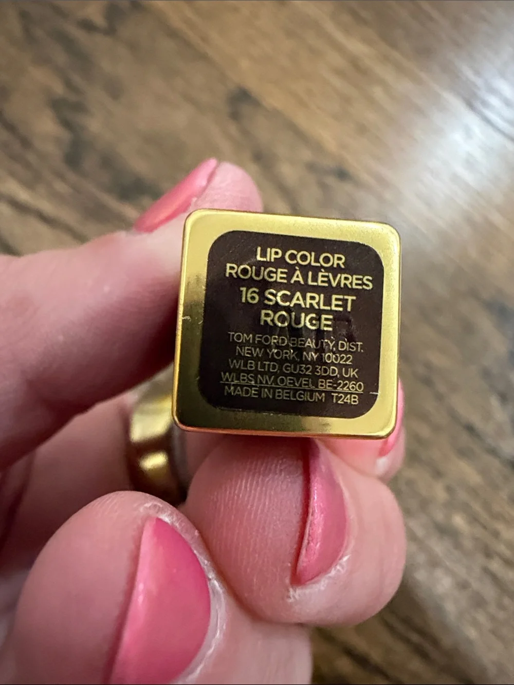 Tom Ford vibrant red